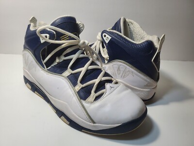 Jordan Olympia Mid White Midnight Navy 323096-102 - Size 9