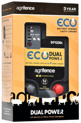 Agrifence Dual Power Eco Energiser DP1230 Elektrozaun 5J 12V Batterie & Netz