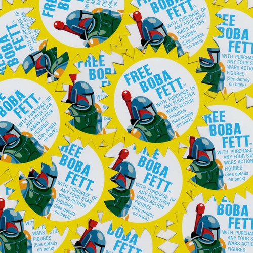 Vintage Kenner STAR WARS "FREE BOBA FETT" Action Figure Offer novelty 3" Magnet - Picture 3 of 3