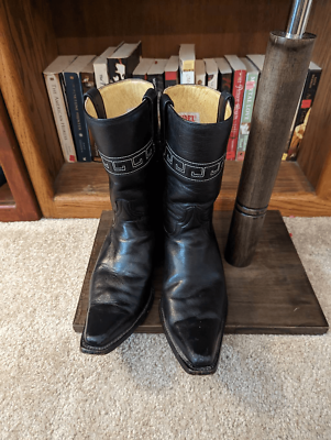 Rudel Rodgers Black Cowboy Western Boots SZ: 9.5 rudel boots | eBay main image 3
