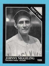 1991 The Sporting News - #954 Johnny Niggeling -- Reds -- Box 125