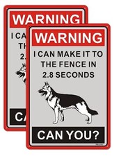 Beware Of Dogs Sign For Fence German Shepherd Sign Warning I Can Make It to