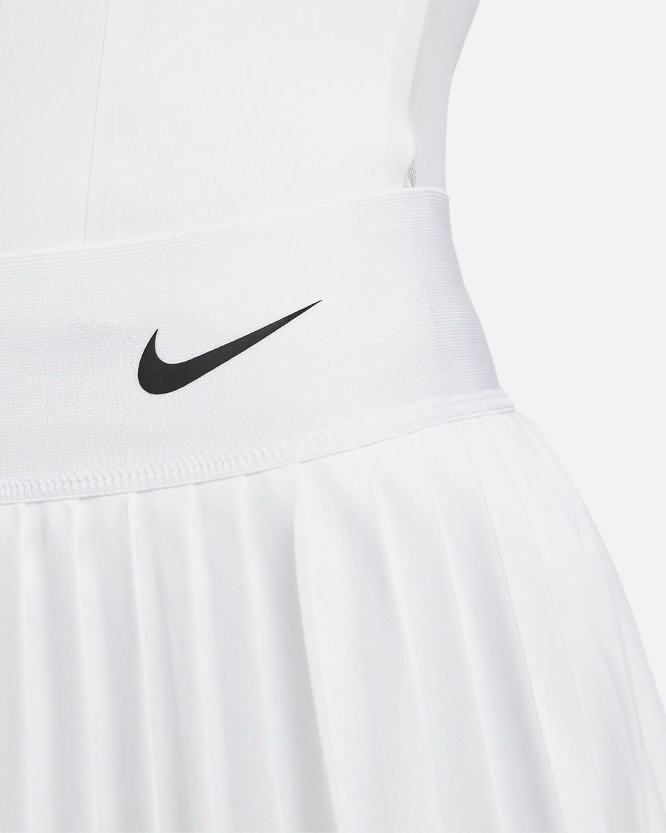 Nike Court Dri-FIT Advantage Pleated Tennis Skirt White