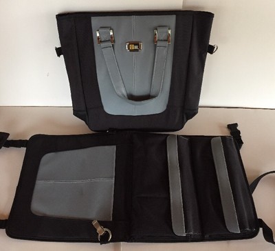 CASE LOGIC BLACK & GRAY BAG FOR TABLET/NOTEBOOK 13.5'' WIDE X 12'' HIGH w/Insert