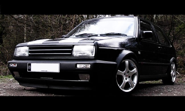 VW Golf Jetta MK2 2 Headlight Euro Hood Trim Grill Spoiler Eyelid 
