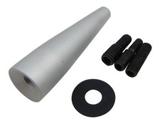 Premium Mini 5,50cm Kurzstab Stab Antenne Silber Auto Radio FM viele Fahrzeuge