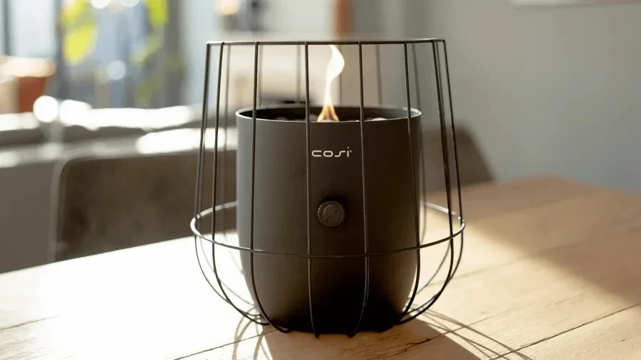 Pacific Lifestyle Cosiscoop Basket Fire Lantern Outdoor Black 18-514-BK - Image 4 of 4