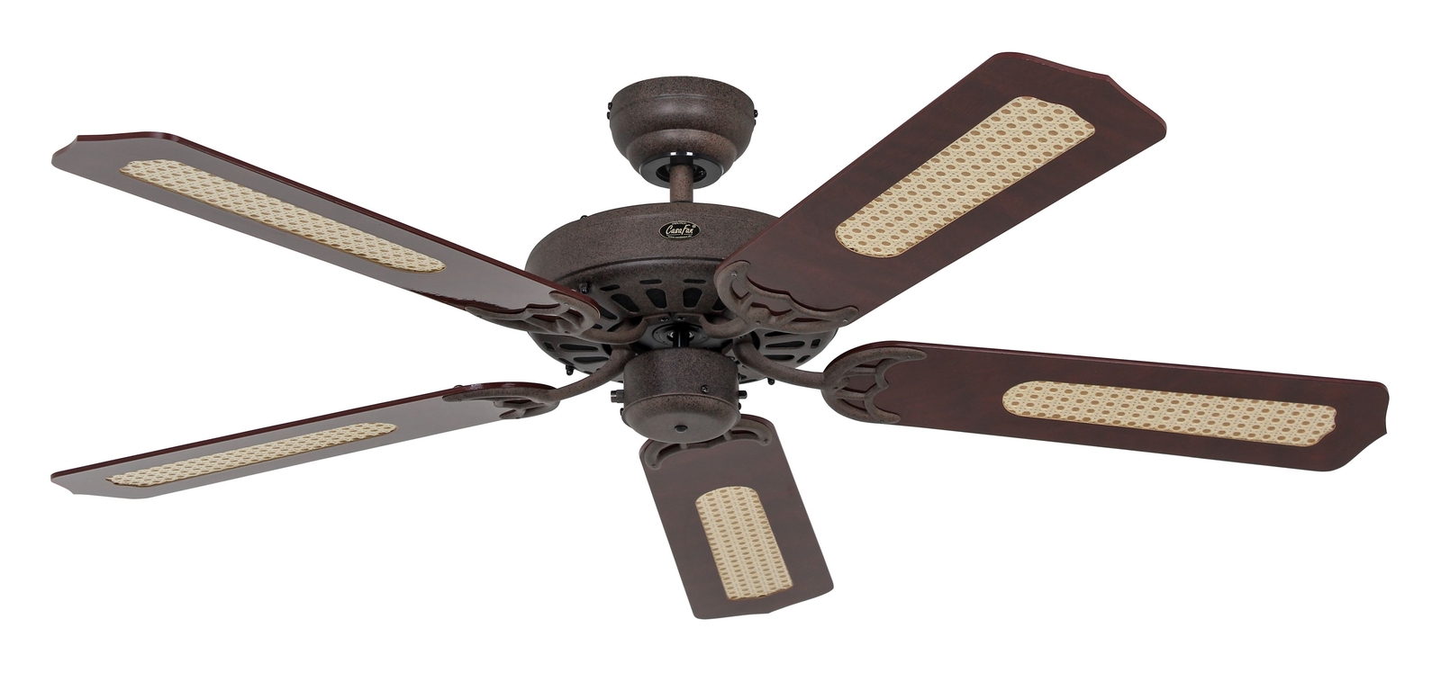 Ventilador de Techo Salón Vintage Classic Royal Braun Palo Rosa 132 CM