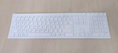 Jelly Comb Wireless Bluetooth Keyboard, Rechargeable, Slim, White