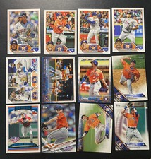 500 Astros Card Lot- RC's Bat, 80's-Now Stars HOF Jeff Bagwell Biggio Nolan Ryan