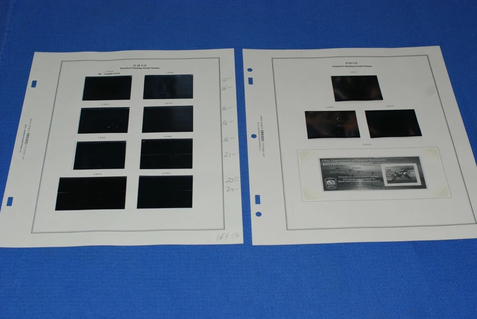 Ohio Duck Hunting Scott National Album Pages BlueLakeStamps GET YOUR STATE! - Image 2 of 4