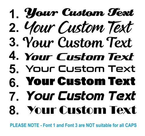 500mm Large Custom Text sticker Vinyl decal Personalised Business name - Picture 2 of 4