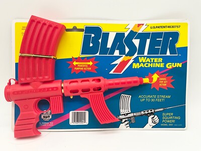 Sekiden Blaster Jetter J-3 Watergun Rot Made in Japan  ,,Neu,, Vintage