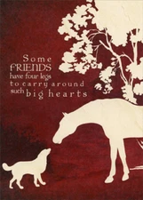 Four Legged Friends Tree-Free Greetings Pet Sympathy Card