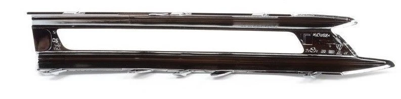 New Genuine Mercedes ML W166 AMG Front Bumper DRL Chrome Trim 