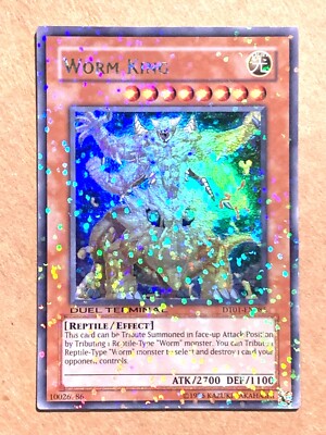 yugioh Worm King DT01-EN085 Ultra Parallel Rare Near Mint