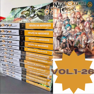 Mushoku Tensei: Jobless Reincarnation LN (Vo.1-26) English FAST EXPRESS
