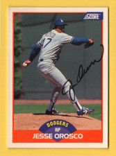Jesse Orosco Signed Autograph Auto 1989 Score