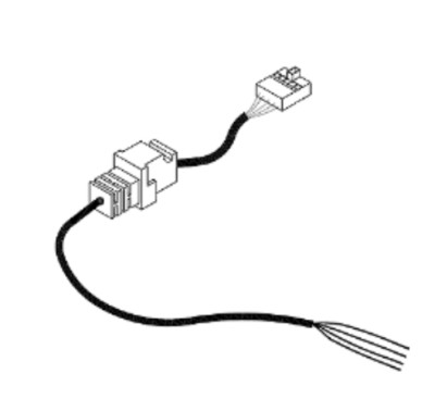 Trane CAB00997 Cable Assembly, 19.77'' Extender Cable For Remote Operator Display