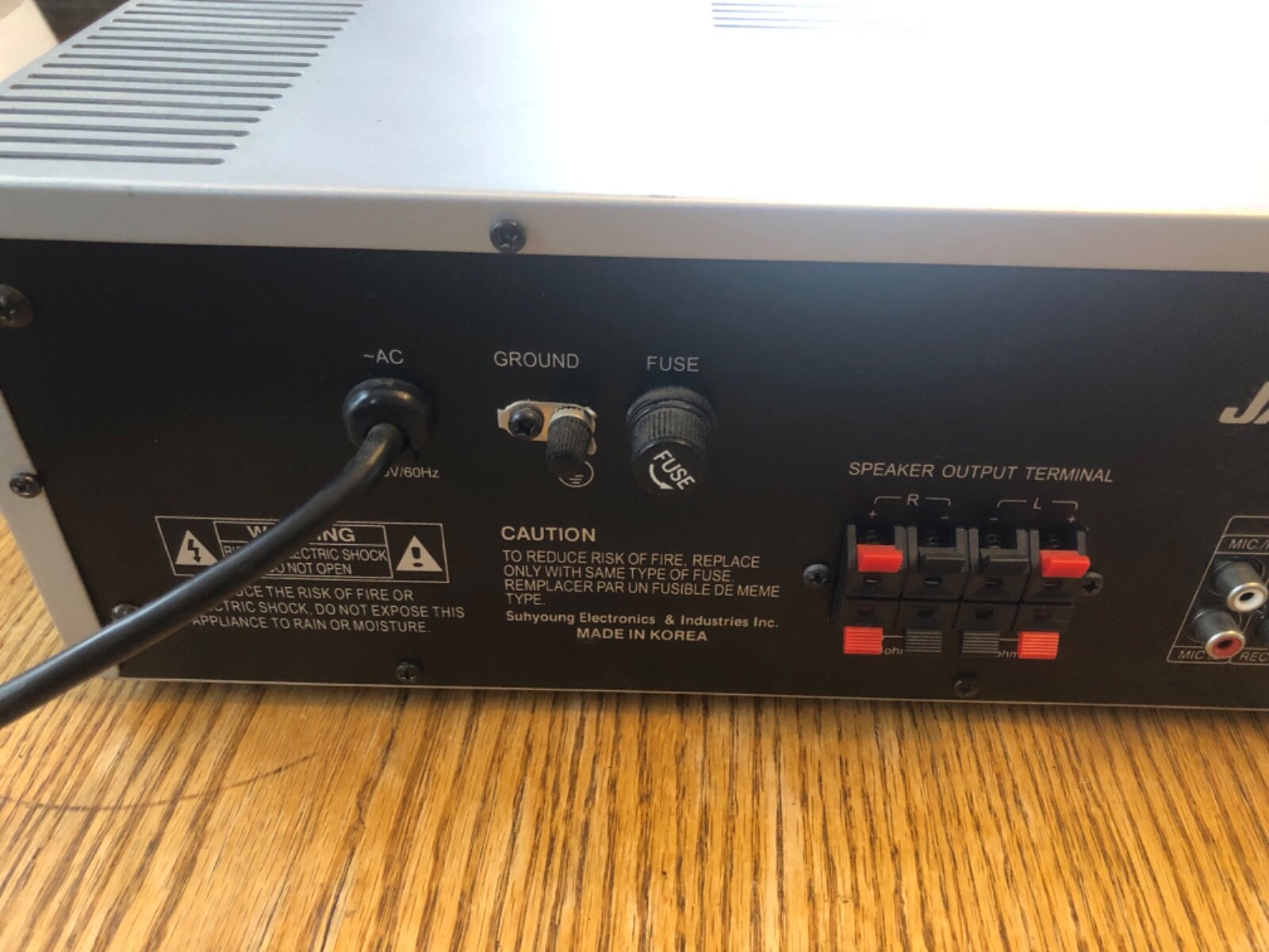 JARGUAR SUHYOUNG STEREO MIXING KARAOKE AMPLIFIER PA203XG eBay