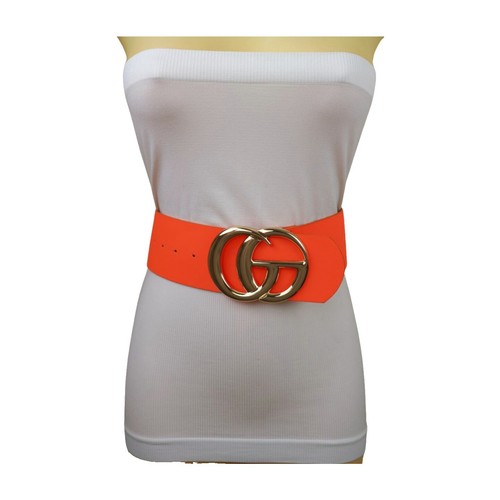 Altuzarra Women\'s Wide Leather Belt –Ivory‎ with  Gold Buckle Size M Retail $395 Altuzarra Women main image 4