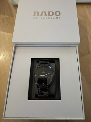 Rado R27056712 True Automatic Diamonds 40mm Black Ceramic Case with Black...