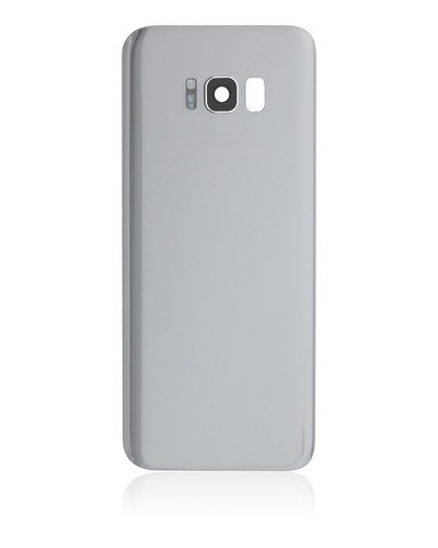 Tapa Trasera Cristal Con Lente Cámara Compatible Para Samsung Galaxy S8 Plus (Plateado) - Imagen 2 de 3