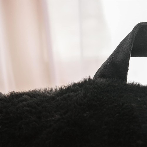 Luxurious Faux Fur Reading Pillow Wedge for Adults & Kids - Firm Back Support - Picture 10 of 10