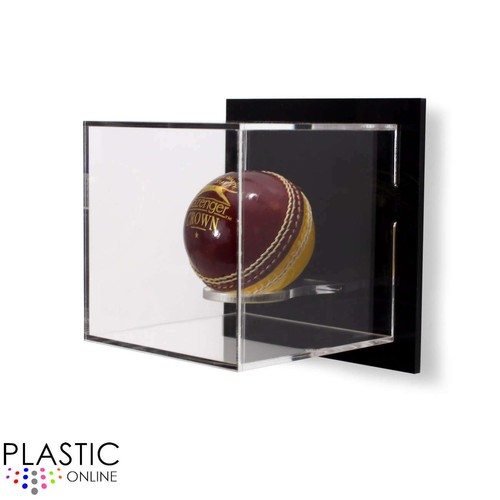 Wall Mounted Cricket Ball Display Case Signed Autographed Cricket Ball