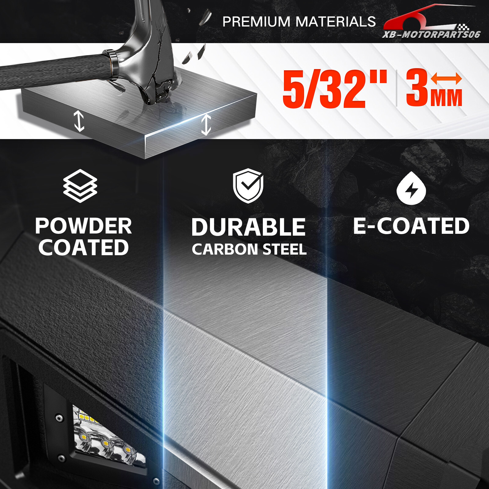 Front Bumper W/ Sensor Holes For 15-2019 Chevy Chevrolet Silverado 2500 3500 HD