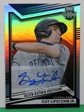 2022 Elite Extra Edition #151 Guy Lipscomb Jr RC Auto Cleveland Guardians