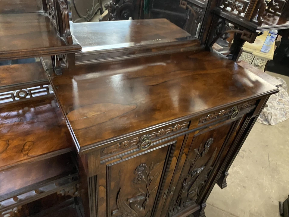 APARADOR APARADOR TALLADO PALISANDRO, ATTR. HERTER Foto 3 de 4