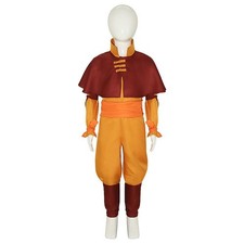 Avatar Airbender Aang Cosplay Costume Outfits Halloween Carnival Suit Boys