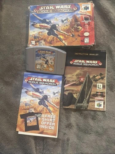 Star Wars: Rogue Squadron Nintendo 64 Game Cartridge With Manual With Box