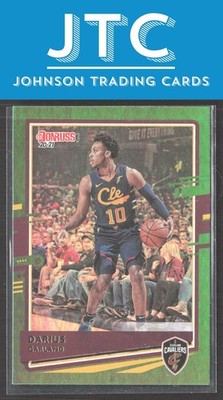 2020-21 Donruss Darius Garland Green Flood Cleveland Cavaliers