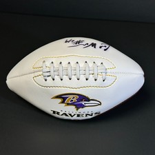 Chad Williams #49 Signed Baltimore Ravens Mini Football Autograph NFL