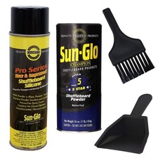 TwigtoNest Complete Shuffleboard Care Kit: Sun-Glo 5 Star Powder Med...