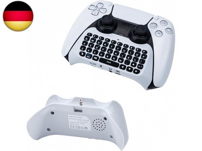 Mcbazel Kabellose Tastatur für PS5 Controller, Bluetooth 3.0 Gamepad Chatpad