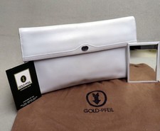 GOLDPFEIL Handtasche TASCHE Abendtasche CLUTCH Leder EXKLUSIV Rarität TOP 4397