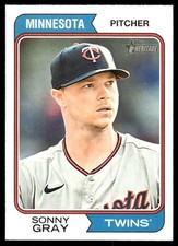 Sonny Gray 2023 Topps Heritage #149 Twins MLB READ FREE SHIPPING AutographDen