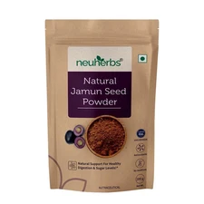 Neuherbs Natural Jamun Seed Powder 200g free shipping world wide