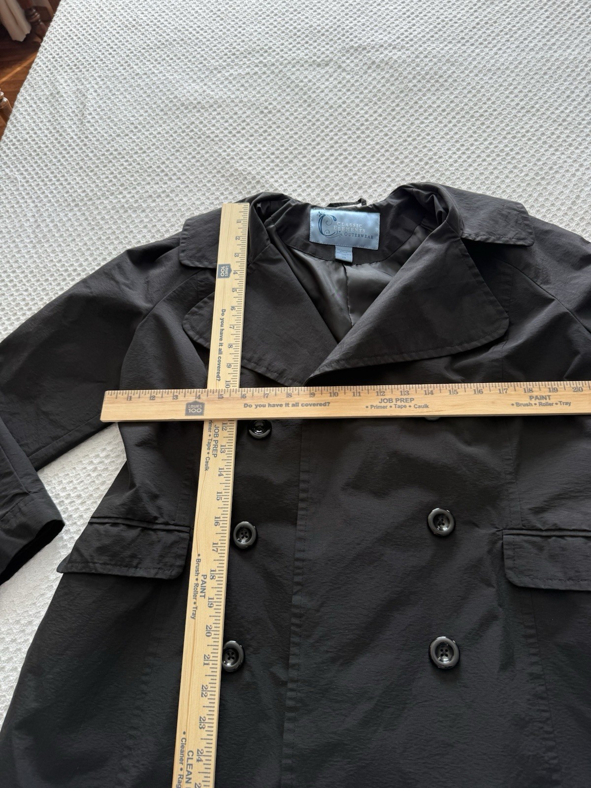 Classic Elements Women’s Double Breasted Trench C… - image 7