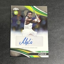2025 Topps Chrome Tennis #CA-APS Alycia Parks Rookie Autographs RC Auto