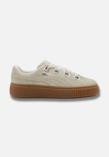 Puma Platform Kiss Suede Wn's Damenschuhe Sportschuh Sneaker Low Beige 366461 02