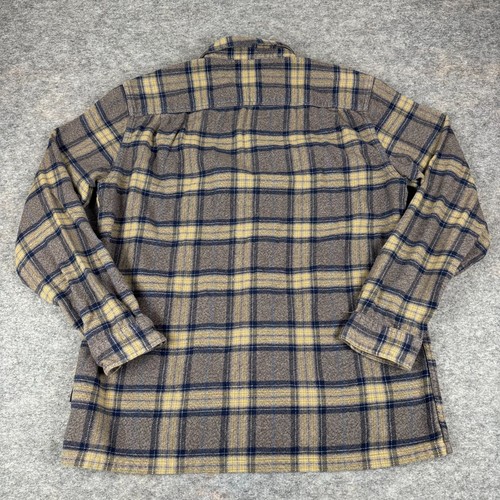Patagonia Fjord Flannel Button Up Shirt Plaid Organic Cotton 53947 Mens Medium M - Bild 10 von 13