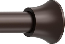 Bronze Shower Curtain Rod, Shower Tension Rod Adjustable 30 To 76 Inch,Shower Cu
