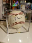 YOGI BERRA Signed Autographed Baseball Yankees HOF Champ No COA w/ Ball Case