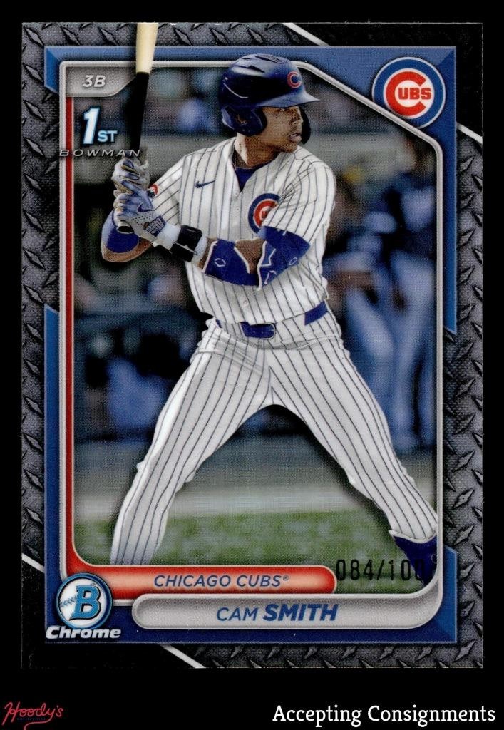 2024 Bowman Chrome Draft Steel Metal Refractors #BDC67 Cam Smith 1st ROOKIE /100