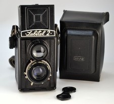 FULLY SERVICED BLACK LENSES USSR LOMO Lubitel-2 TLR MEDIUM FORMAT CAMERA 3