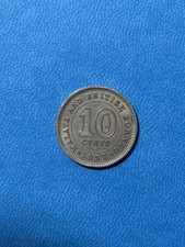 Malaysia & British Borneo 1957 QEll 10 Cents